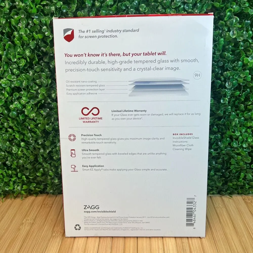 ZAGG - Invisible Shield Glass HD Clarity Screen Protector Apple iPad Pro